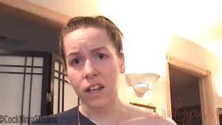 Die geerdete Tochter gibt ihrem Vater einen Blowjob