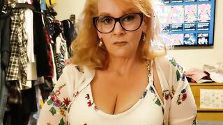 HumpinHannah - Taboo Blonde MILF Cougar Mom With Glasses Teaches Son Family Therapy