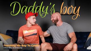 Daddy's Boy - Teaching His Boy To Catch