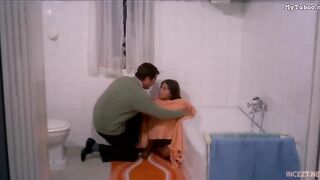 Retro-Vater und Tochter